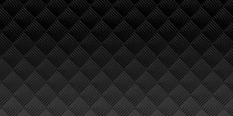 Fototapeta premium Overlapping Pattern Minimal diamond geometric waves backdrop abstract wave line. black seamless tile stripe overlap creative retro square line backdrop pattern white background.