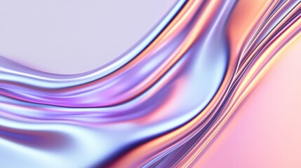Colorful liquid metal, smooth flowing pattern, flat design illustration, high-resolution photo, realistic photo