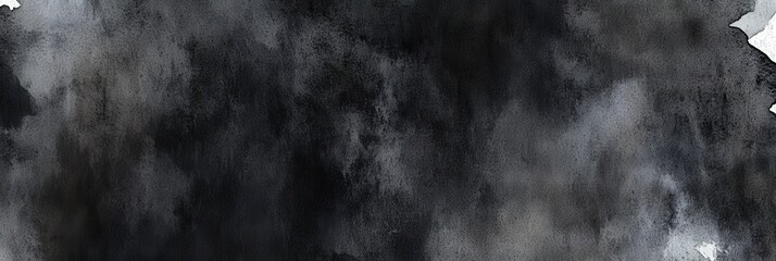 Fototapeta premium Abstract Watercolor Background - Black and White