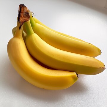 bananas isolated on white