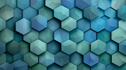 Obraz premium hexagon shape background 