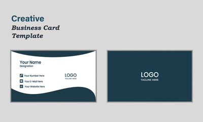 Creative business card design template