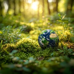 Green Growth on Miniature Earth for Sustainability