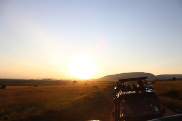 sunrise safari jeep