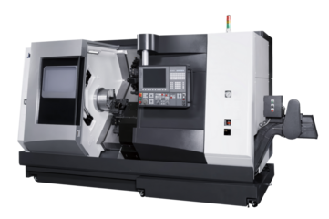 Manufacturing professional metalworking machine. Industrial concept. Programmable modern cnc digital  digital program machine isolated on white transparent background