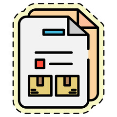 Package Report Sticker