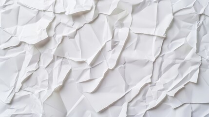 Obraz premium A white background with paper that is torn and crumpled