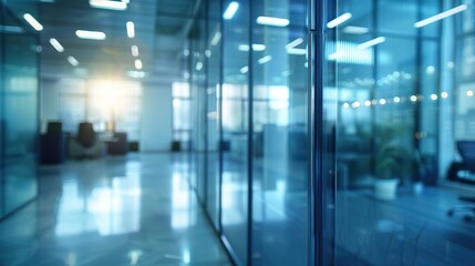 Blurred background of modern office, business and career background