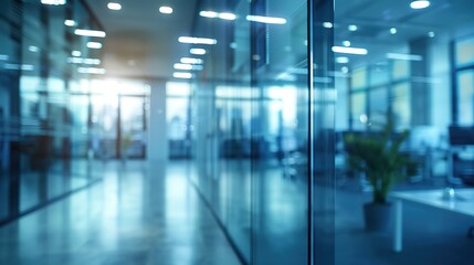 Blurred background of modern office, business and career background