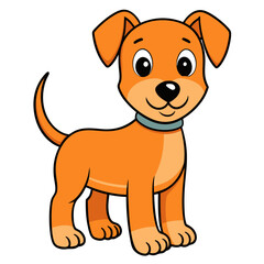 Fototapeta premium dog silhouette vector, dog vector illustration, pet vector art, dog silhouette, animal vector icon, eps