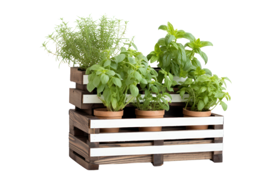 DIY wooden slat planter project, with step-by-step instructions and easy-to-follow diagrams, isolated on a white background.