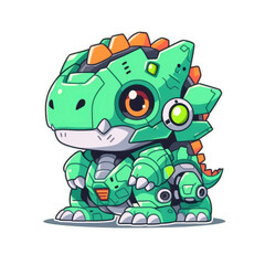 Cute Robot Dinosaur