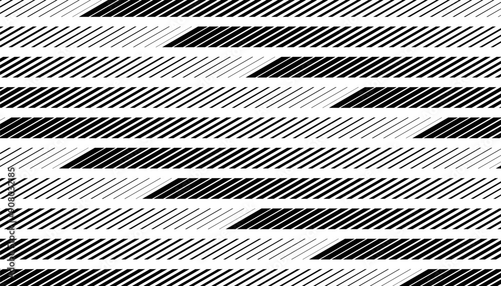 Poster black and white transition pattern. fully editable vector element. vector format illustration