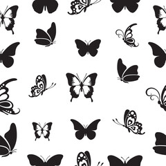 pattern with butterflies