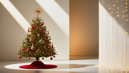 christmas tree with christmas decorations