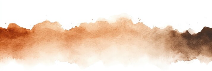Fototapeta premium Abstract Brown Watercolor Texture