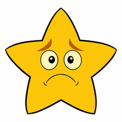 star isolated on white, star vector illustration, star vector art, star silhouette, flower vector icon, eps, star cartoon