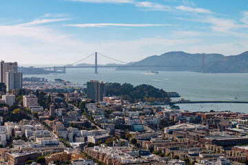 Golden Gate Bridge over San Francisco Bay