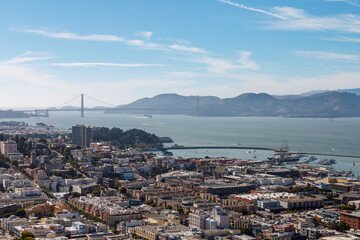 Golden Gate Bridge over San Francisco Bay