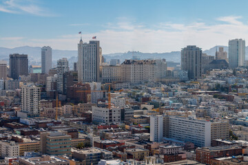 Fototapeta premium Buildings of Downtown San Francisco California