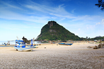 Beautiful Scenery of Thung Maha Bay. Pathio districts, Chumphon Province, Thailand 