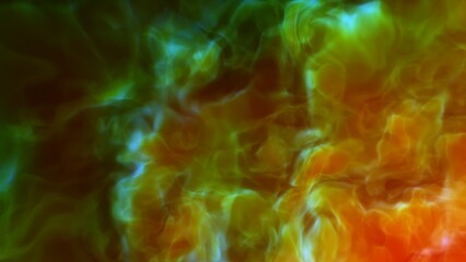 nebula gas cloud in deep outer space
