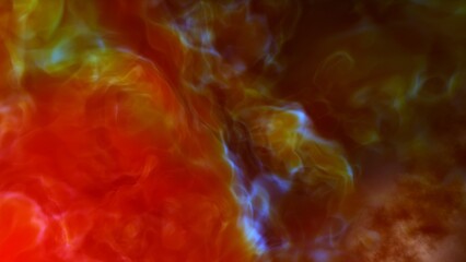 Nebula and galaxies in space. Abstract cosmos background
