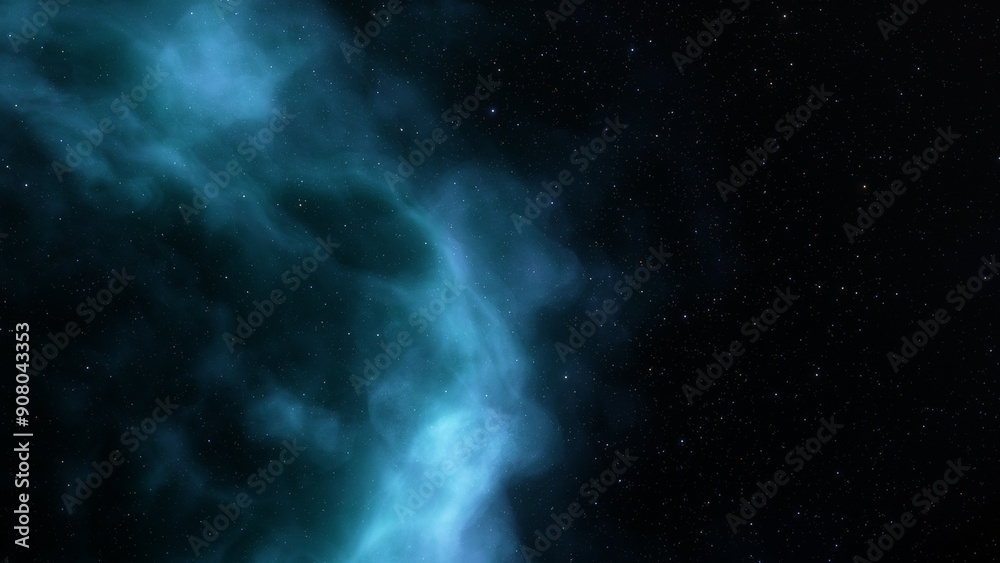 Canvas Prints nebula and galaxies in space. abstract cosmos background