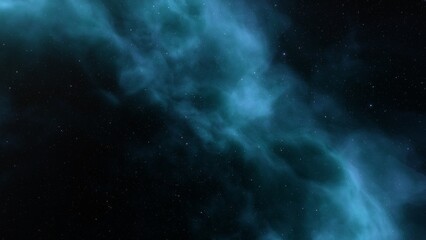 Fototapeta premium Nebula and galaxies in space. Abstract cosmos background 