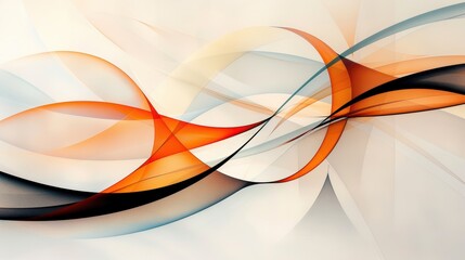 An abstract artwork showcasing the elegance of the golden ratio through the use of geometric shapes, intricate lines, and a balanced color palette, forming a captivating and sophisticated design.