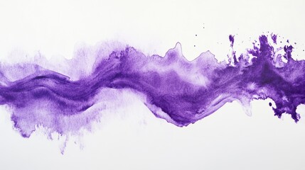 Abstract purple watercolor wash. A flowing abstract watercolor paint wash in shades of purple, creating a soft and ethereal effect. Perfect for backgrounds and design elements.