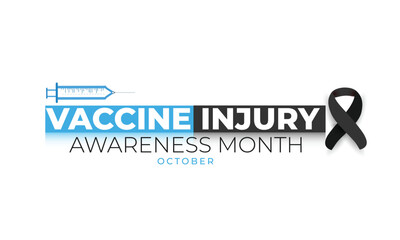 Vaccine injury awareness month. background, banner, card, poster, template. Vector illustration.
