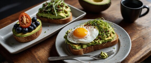 Fototapeta premium Gourmet Avocado Toast