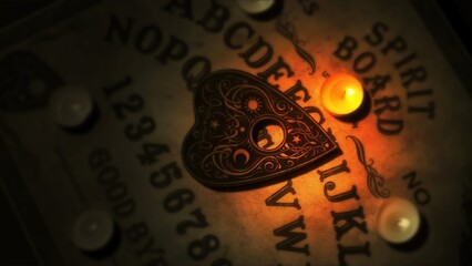 Witchcraft Spiritual Halloween Game Ouija Board