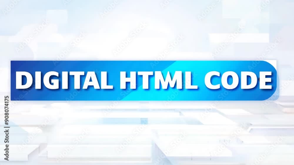 Poster digital html code displaying design framework elements generative ai