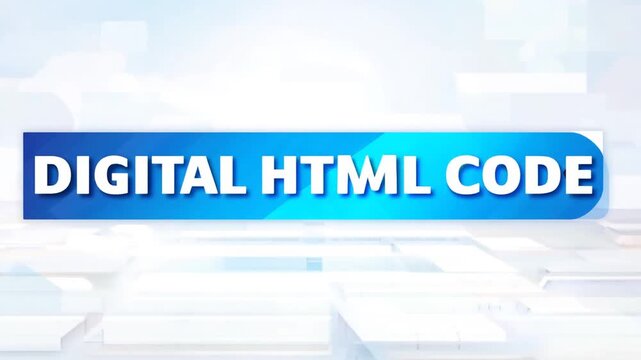 Digital HTML Code Displaying Design Framework Elements Generative AI