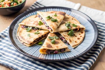 Spicy Chicken Quesadilla with Fresh Ingredients