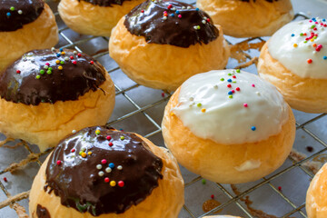 Chocolate-Dipped Donut Delight