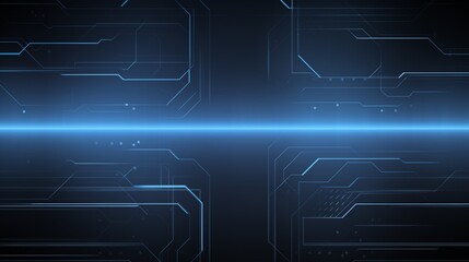 Obraz premium Blue and Grey Minimalistic Technology Background