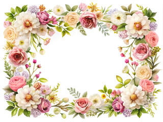 Fototapeta premium flower frame