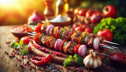 delicious turkish kebab