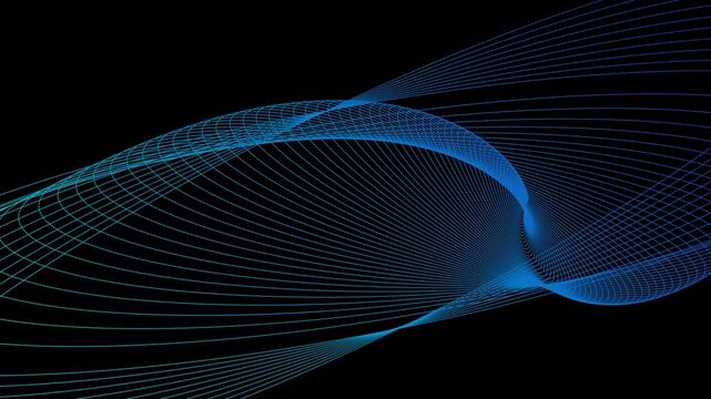 Blue modern technology background striped net pattern