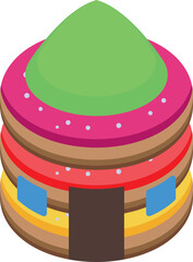 Colorful inflatable bouncy house inviting children to jump and play during a party