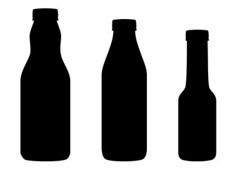 water bottle silhouette