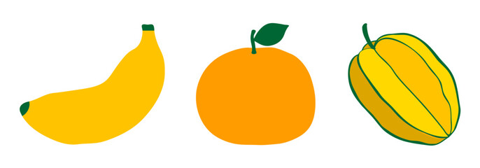 tropical fresh fruits