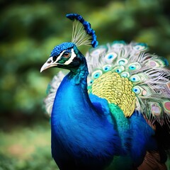 Obraz premium peacock with feathers