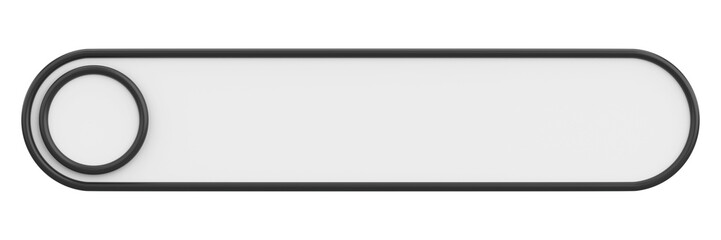 Obraz premium Profile tab. Social media profile. 3D illustration.