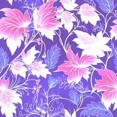 Discover a seamless pattern featuring delightful berries, branches, and leaves, perfect for adding a touch of nature's beauty to your designs and projects.