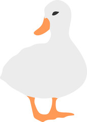 Duck Illustration Vector Graphic