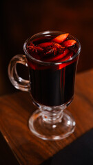 glass of spiced wine